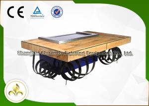 China Fleeting Times Teppanyaki Hibachi Grill Equipment , Japanese Restaurant Grill Table wholesale