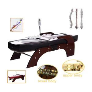 China Spine Care Jade Stone Roller Massage Therapy Bed Spa Body Thermal Jade Massage Bed Infrared Massage Bed wholesale