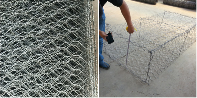 550 Mpa Woven Galvanized Gabion Box 380N Stone Cages For Landscape Boundaries