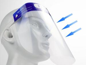 China Custom Safety Clear Disposable Face Shield Reusable Personal Protective wholesale