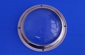 China Dia 100mm Led glass lens , LED Optical Lens For projector light wholesale