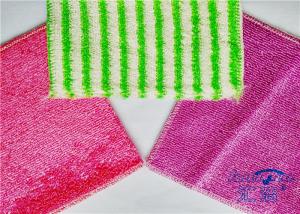 China Professional Magic Bamboo Fiber Kitchen Dishcloths , Dish Washing Cloth wholesale