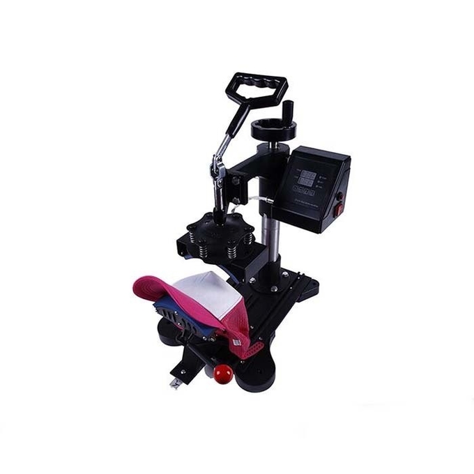 Digital Controls 150W Cap Heat Press Machine For Sublimation Cap Photos Printing