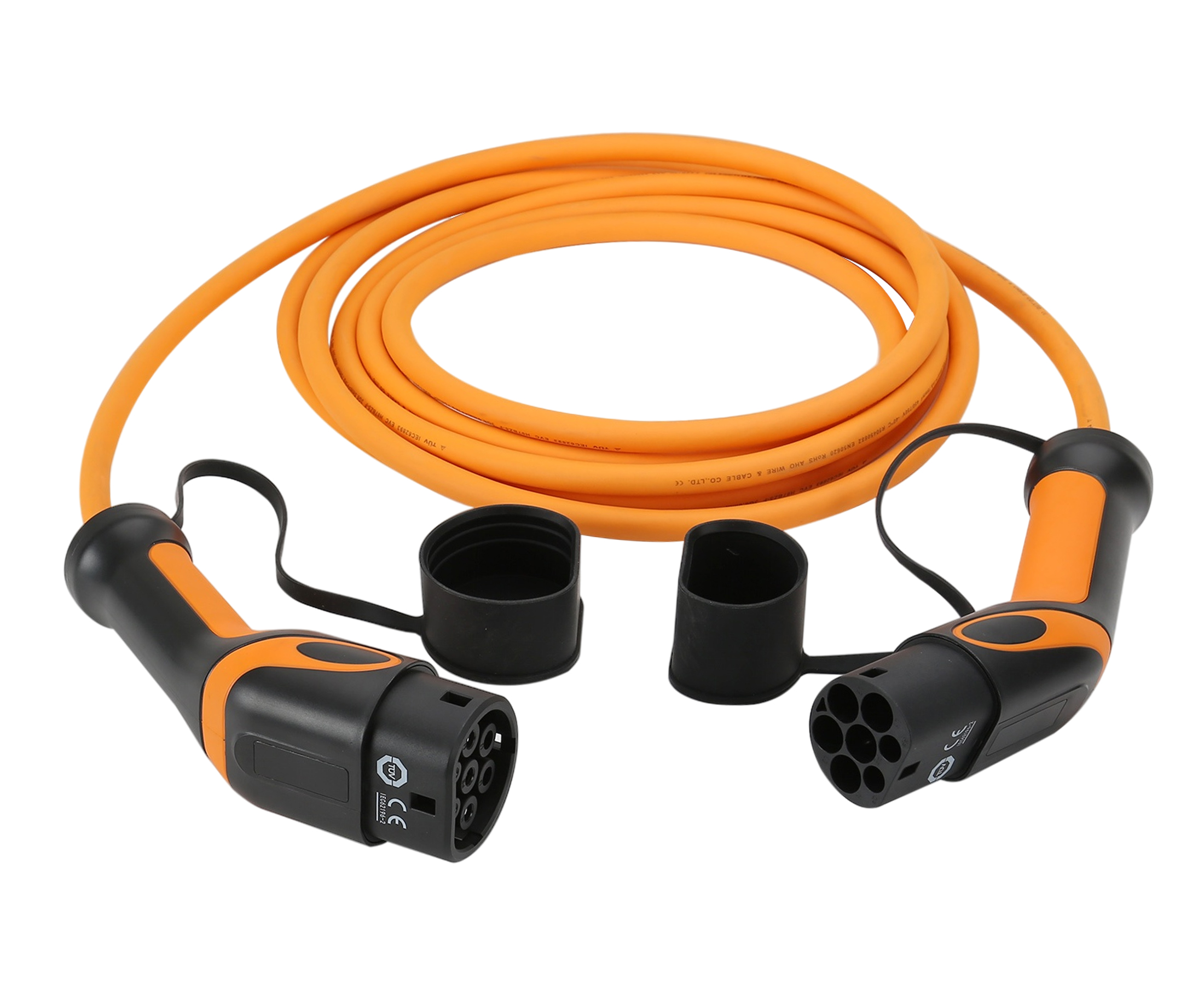 IEC 62196 Three Phase EV Charging Cable 16A 32A Type 2 To Type 2 EV Cable