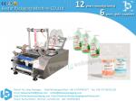Hand washing gel round bottle flat bottle label sticking machine