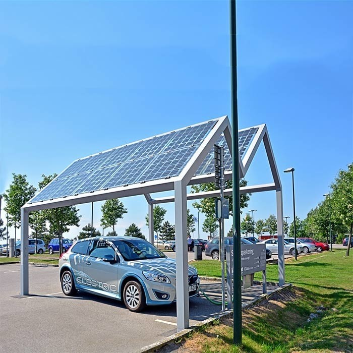On / Off Grid BIPV Solar carport mounting system solar bracket solar structure mounting system