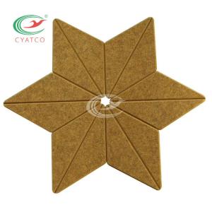 China Carved Felt PET Acoustic Board Lightweight Mildewproof Sound Absorption wholesale