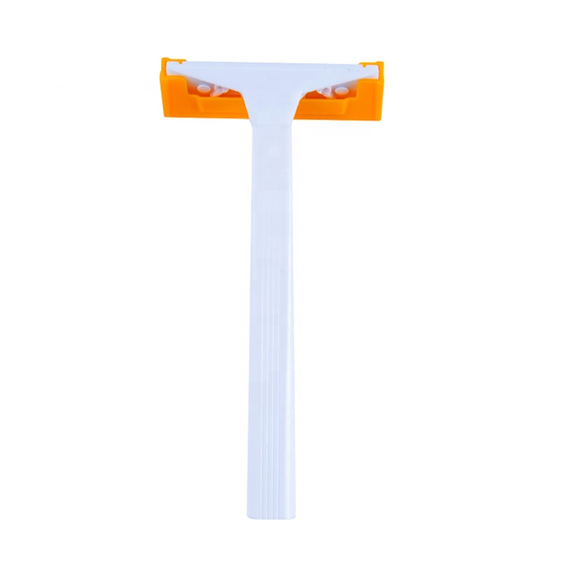 yellow single blade shaver 5 piece pack stainless steel blade shaver 1blade razor yellow color single blade razor
