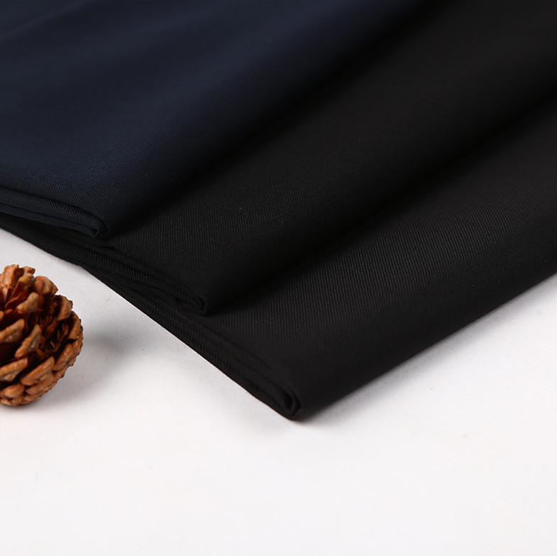 Business Suits 170gsm Black Cotton Fabric