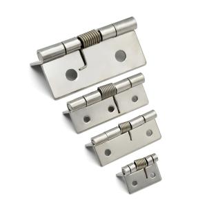China 304 Stainless Steel Spring Hinge Automatic Cabinet Door Wardrobe Mini Micro Hinge wholesale