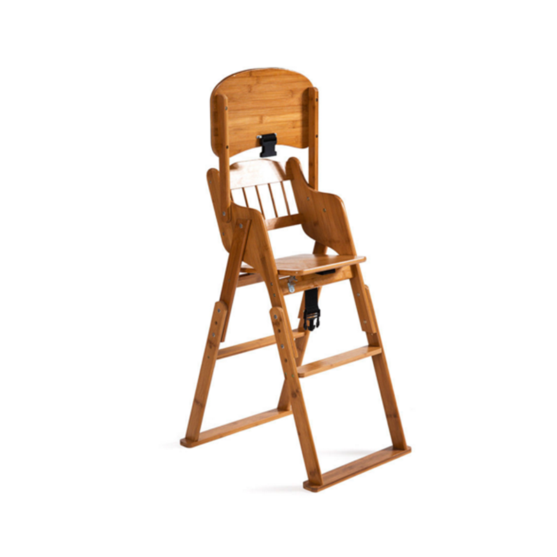3 Gear Adjustable Height Foldable Baby Toddler Booster Seat for Highchair and Bamboo