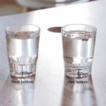 3oz Thick Durable Dishwasher Safe Bistro Bar Shot Glass For Whiskey Vodka