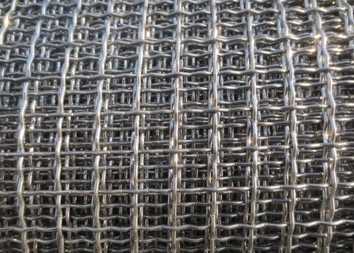 Diameter 4.0mm woven Stainless Steel Crimped Wire Mesh 1.22m Width