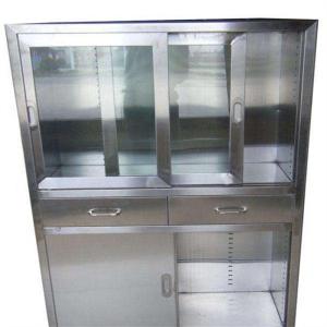 China SUS304 Stainless Steel Medical Cabinet Hospital Cabinet Polished Anti Water wholesale