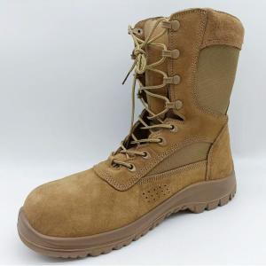 China Outdoor Desert Tactical Boots High Top Suede Hiking and Mountaineering Shoes wholesale