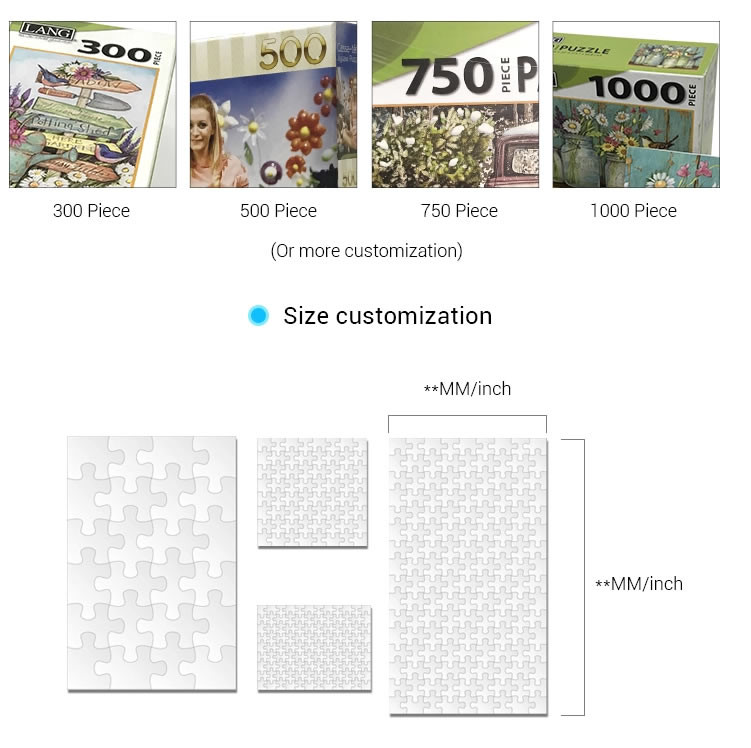 2C Jigsaw Puzzle UV Varnish Card Board Printing For Kid