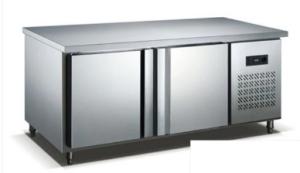 China 500L Countertop Freezer Display , 2 door SS Fridge Freezer wholesale