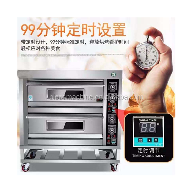 Food Hygiene Standards Bread Oven Bakery for Bakery Useage 200 KG Capacity