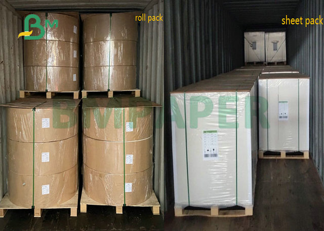 Stable Stiffiness 300gsm 320gsm Straw Board For Cardboard Tubes 1.2meter width