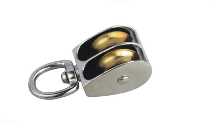 Stainless Steel Single Wheel Swivel Eye Pulleys Lifting Pulley Block