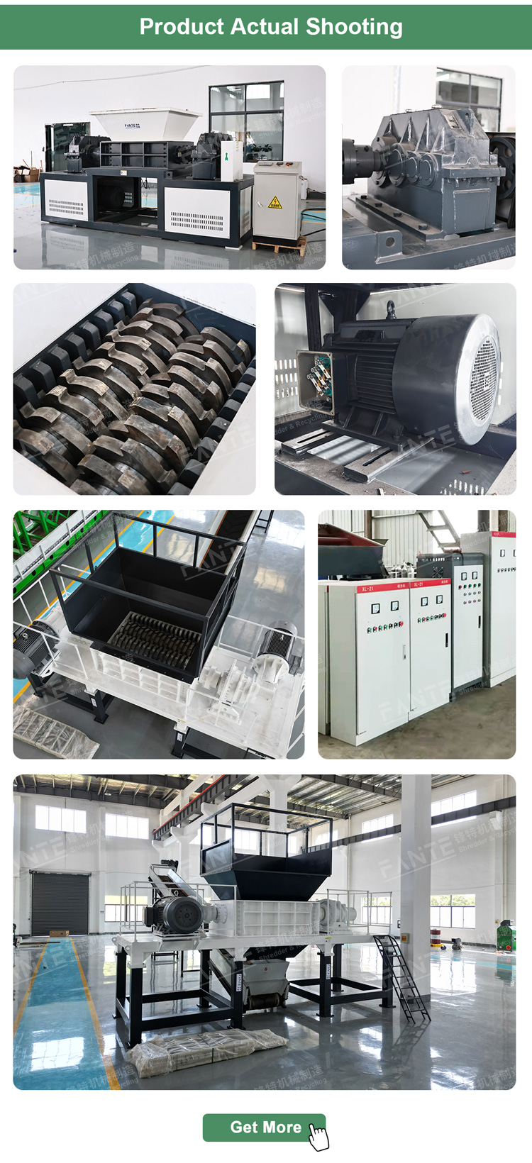 Heavy Duty Dual Shaft E Waste Shredder for Phones Laptops PCBs Cables Routers and Household Electronics