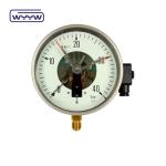 Hydraulic Electric Contact Pressure Gauge Manometer 1.6% Accuracy