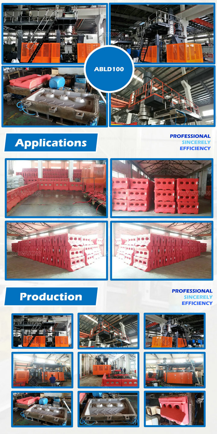 Good Quality Roadblocks Accumulation Type Blowing Shaping Machine