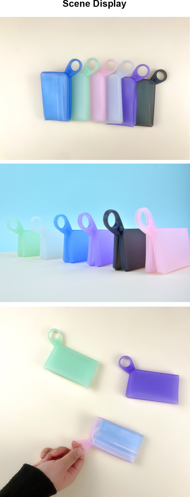 33G Foldable Silicone Houseware Face Covering Storage Box