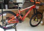Aluminum Orange Trail Bike Frame Full Suspension Lightweight Structure