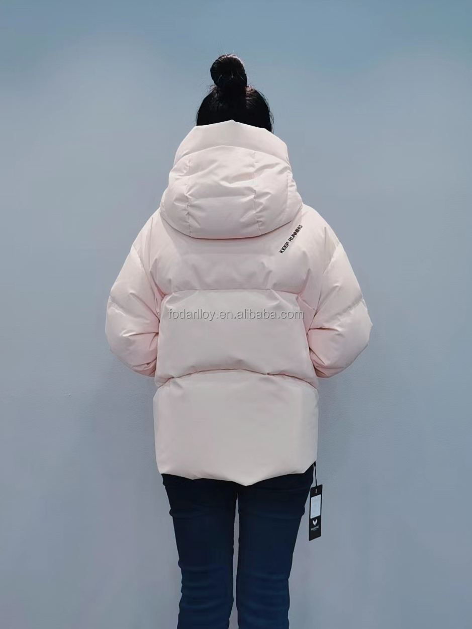 FODARLLOY F22531 Beige Ladies Warm Hooded Cotton-padded Clothes Women Slim Long Winter Jackets Women Coats