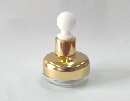 Oval Glass Essential Oil Dropper Bottles 20ml 40ml With Aluminum Shoulder