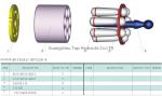 HYDRAULIC PARTS for HITACHI Swing Motor HPV220-8