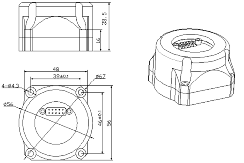 High Precision Mems Imu Unit 5.6*5.6*3.85cm For Attitude Control Systems