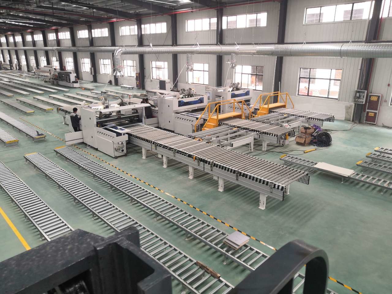Wood Panel Automatic Double Sided Edgebander Edge Banding Machine