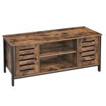 Television Cabinet with Storage Shelf, Industrial TV Stand, Particle Board TV