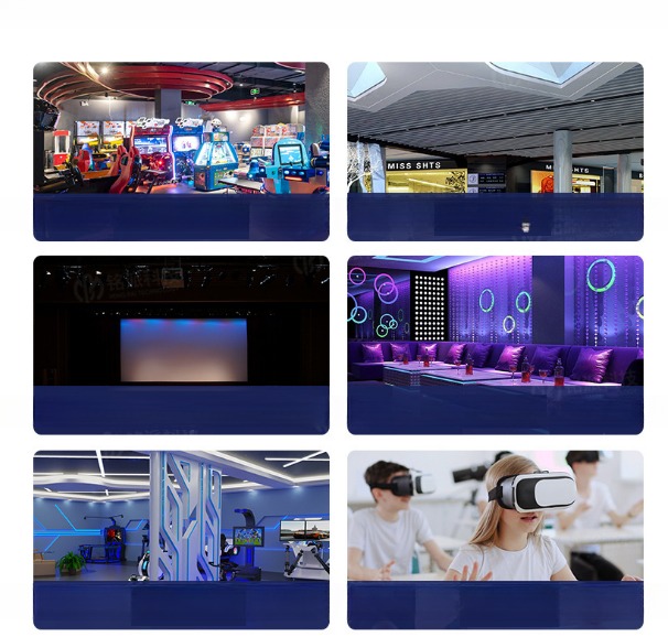 Amusement Park 6 Seats 9d Virtual Reality Cinema VR Roller Coaster Machine