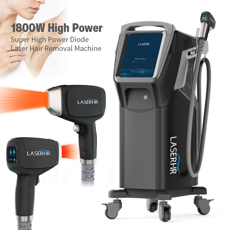 808nm Diode Laser Hair Removal Machine 1800W 12 Laser Bar diode ice laser