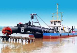 China Riverbed Mining Cutter Suction Dredger High Efficiency Simple Structure wholesale