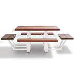OEM Waterproof 2200x1800x800mm Picnic Table Bench Set