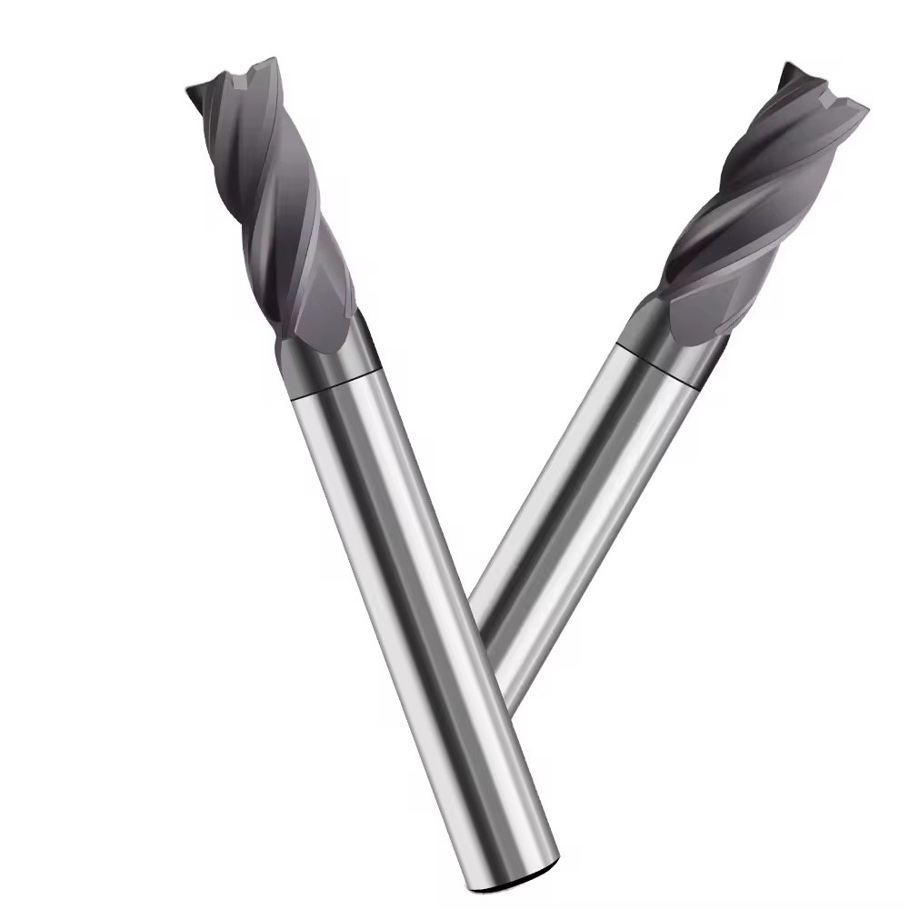 Carbide Graphite Endmill Diamond Coating Milling Cutter for Graphite Carbon Fiber Ceramic