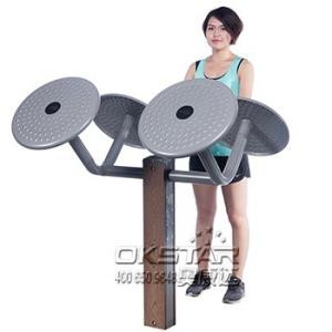 China outdoor fitness equipment Park Wood outdoor Exercise Equipment Tai Chi Spinner For Arm Training wholesale