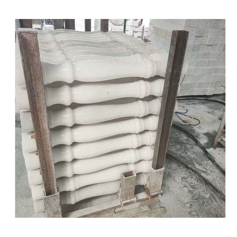 Stair Railings Handrails White Marble Stone Granite Railing Handrail Stone Balustrade