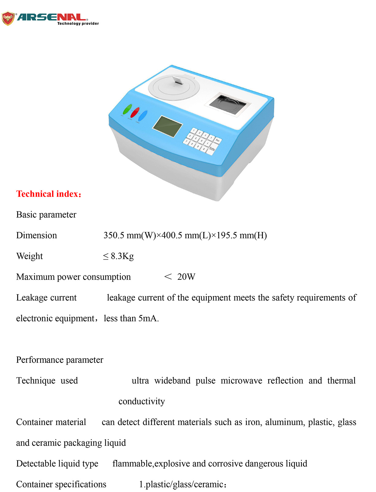 Liquid Safety Detector