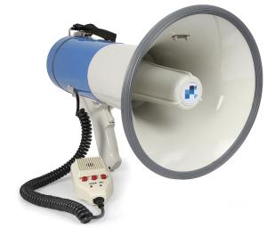 China Wireless Mini Cheer Megaphone 25W Police Horn For Car Legal Compliance wholesale