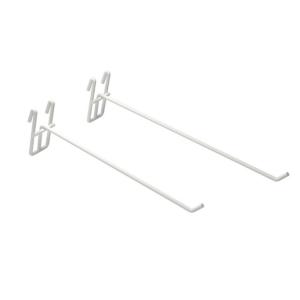China Silver Shelving Accessories Wire Mesh Grid Wall Hooks 400mm 350mm 300mm Length wholesale