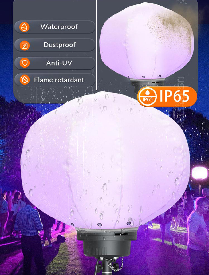 100W LED Tower Light 3000K 5000K Colorful Led Balloon Lamp For Events Decoration
