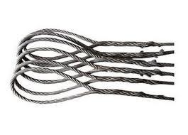 China 5:1 50mm Galvanized steel Wire Rope Sling Assembly wholesale