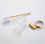 Beautful Bathroom Cleaning Toilet Brush Holder Wall Mounted Stainless Steel