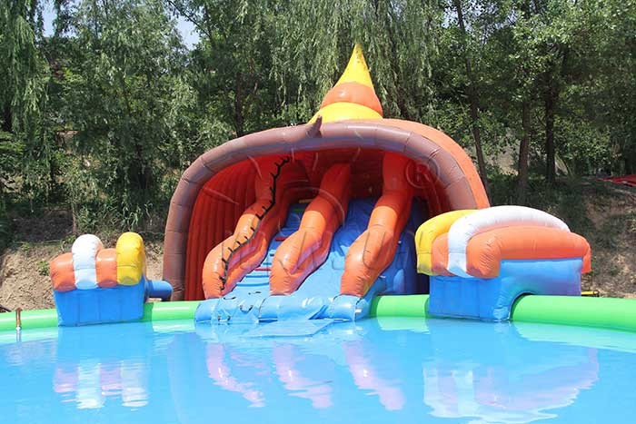 Octopus Commercial Inflatable Water Park Customized Size Acceptable