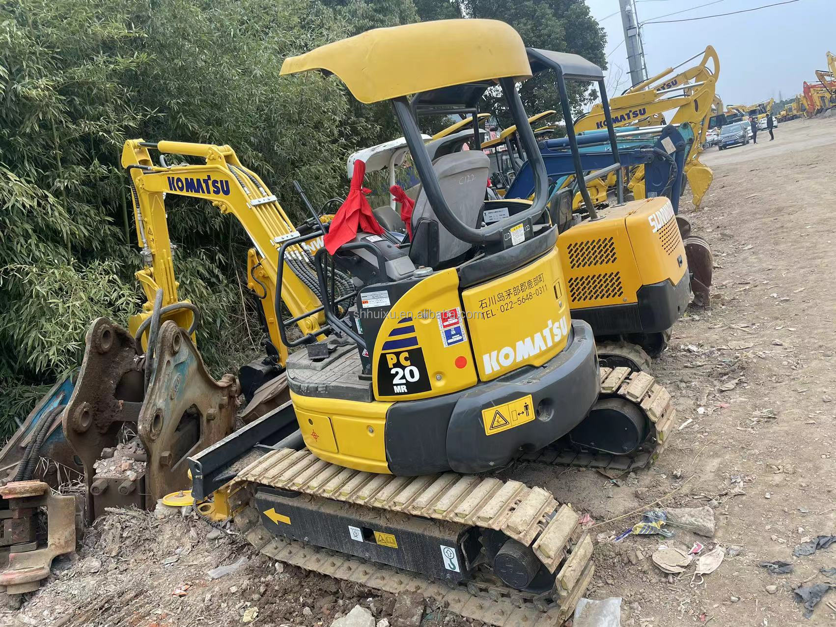 Komatsu mini PC20 without cab small digger used machinery Komatsu small excavator japanese used excavator for sale